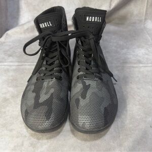 Nobull Black and Gray Camo Trainers Men’s 9.5 Women’s 11